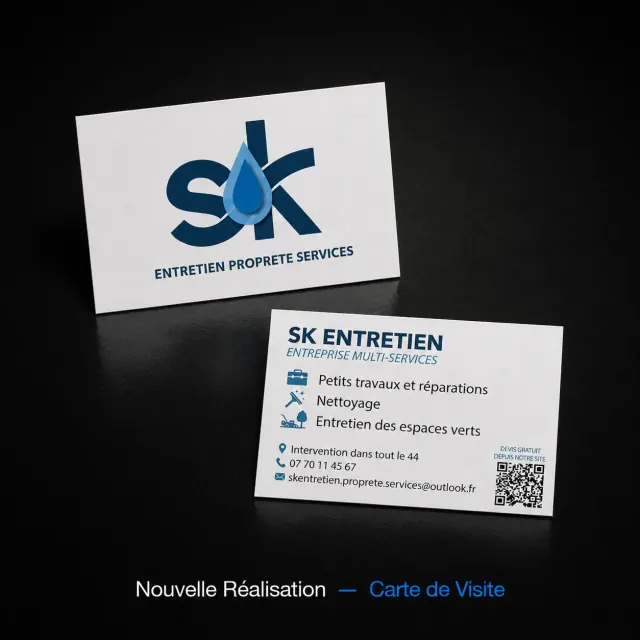 Cartes de visite SK Entretien